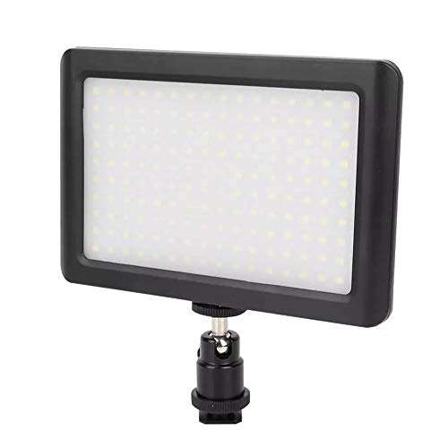 X&LFC Lightweight LED Video Light, 160 LED Mini Studio Video Photography LED Light, with A Cold Shoe Adapter, for DSLR Camera, DV Camcorder 2