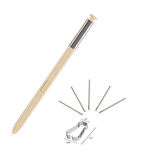 SLAUNT Galaxy Note 8 Stylus Pen Replacement Stylus Touch S-Pen Compatible with Samsung Galaxy Note 8 N950 S Pen and Tips Nibs Tweezer (Gold) 2