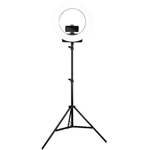 Ring light 18-inch Photography, with Bracket Fill Light, Selfie Beauty Skin Rejuvenation Light, with LED high-Definition Display, Support for External Shooting with Lithium Battery 2
