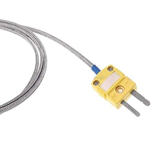YEZIL Pet Heater Thermocouple Temperature Controller Tools 0-1250C Exhaust Gas Temp Sensor Probe Connector with Exposed Tip 6