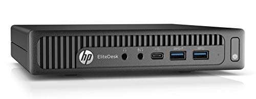 HP EliteDesk 800 G2 Mini Business Desktop PC Intel Quad-Core i7-6700T up to 3.1G,16G DDR4,256GB SSD,VGA,DP Port,Windows 10 Professional 64 Bit-Multi-Language-English/Spanish (Renewed) 5