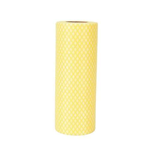 GlobalNiche® yellowRoll Striped Eco Friendly Practical Rags Wiping Souring Pad Kitchen Non-woven Fabrics Washing Cleaning Cloth Towels (28205) 2