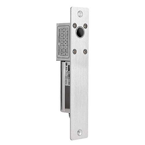 Ichiias Deadbolt 5 Lines Electric Deadbolt Drop Bolt Low Temperature Delay Lock 3 Delay Times Door Access Control 3