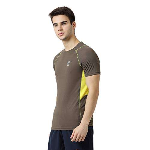 ROCK.IT Men's Plain Active Base Layer Shirt (2190100436-2_Black 36) 5