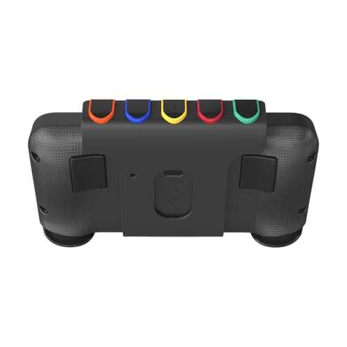 CRKD NEO S Controller with 5-Fret Guitar Grip Attachment For Nintendo Switch, PC, Mobile, Smart TV (Black Tribal Edition) 5
