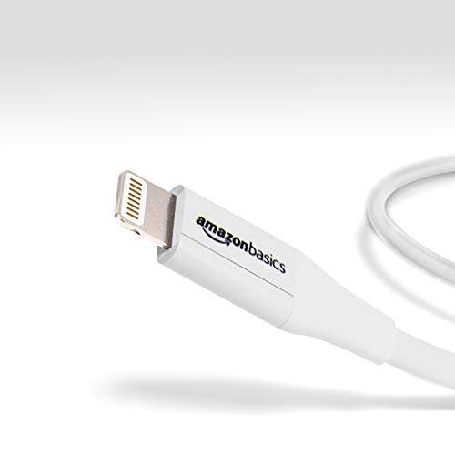 AmazonBasics Apple Certified Lightning to USB Charge and Sync Tough Cable, 3 Feet (0.9 Meters) - White 5