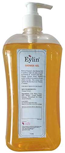 EYLIN SHOWER GELS COMBO 3 EXTRACTS : STRAWBERRY, NEEM ALOE VERA & ORANGE: TOTAL 3 LITRES 6