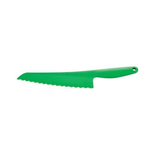Winco PLK-11G, 11 1/2-Inch Green Plastic Lettuce Knife, Vegetable Cabbage Serrated Utility Knife 2