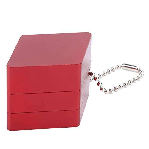 Billiard Accessories Storage Equipment, Trend Color Metal 3x3x3cm Strong Suction Billiard Cues Accessories, for Billiard Snooker(red) 4