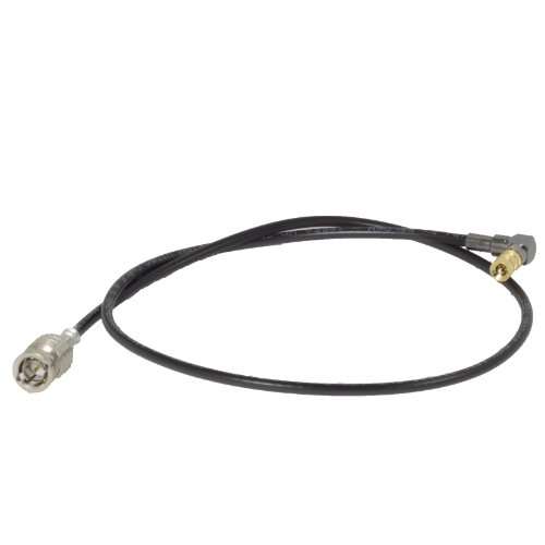 BJC Mini SDI Cable Made with Belden 1855A (2 Foot, BNC to Right-Angle DIN 1.0/2.3, Black) 2