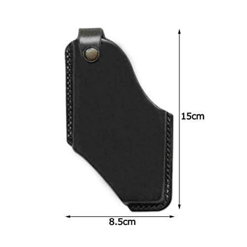 Gtozcon Pu Leather Belt Case Holster Cell Phone Pouch, Men Cell Phone Belt Pack Bag Loop Waist Holster Pouch Case Genuine Leather, Mini Travel Messager Pouch Pack Phone Purse Wallet (Brown) 4