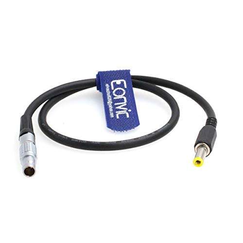 Eonvic DC to 2 pin Barrel Adapter Cable for Teradek Bond 2