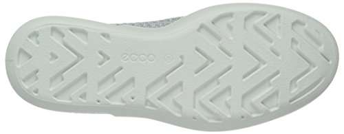 ECCO Women's Women's Soft 3 High Top Fashion Sneaker, Concrete/Concrete, 40 EU/9/9.5 M US 5