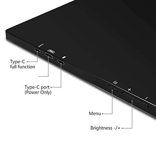 Triple Portable Monitor for Laptop, 11.9in FHD IPS HDR USB C Laptop Monitor Screen External Dual Screen Extender with Stand for 13.3 to 16.5in Laptop Phones for PS3 PS4 for Windows, for Linux(S11) 6