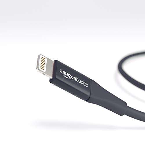 AmazonBasics Apple Certified Lightning to USB Charge and Sync Extra Tough Cable, 6 Feet (1.8 Meters) - Grey 5