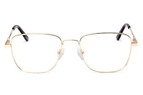 SHINU Mens Metal Frame Anti Blue Light Progressive Multifocal Computer Glasses-MAT5816(C2,no magnification) 3