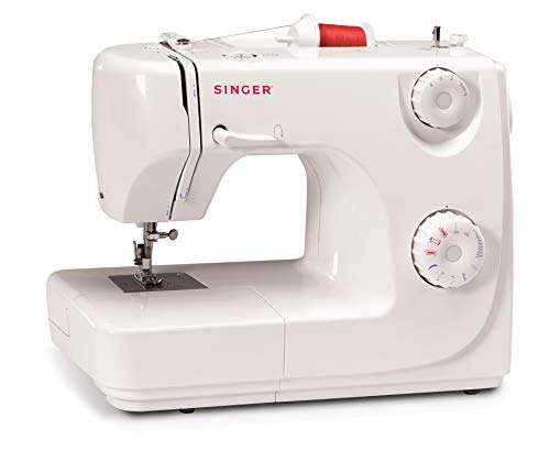 Singer FM 8280 Motorised Automatic Zig-Zag Electric Sewing Machine, 8 Built-in Stitches, 24 Stitches Functions (White) 2