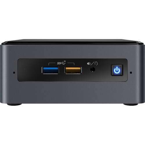 Intel NUC NUC8I5BEH Home and Business Desktop Black (Intel i5-8259U 4-Core, 64GB RAM, 1TB PCIe SSD + 1TB HDD (2.5), Intel Iris Plus 655, WiFi, Bluetooth, 1xHDMI, Win 10 Pro) with Hub 4