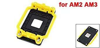 STORE99® Black Yellow AMD CPU Fan Stand Bracket Base Socket for AM2 AM3 4