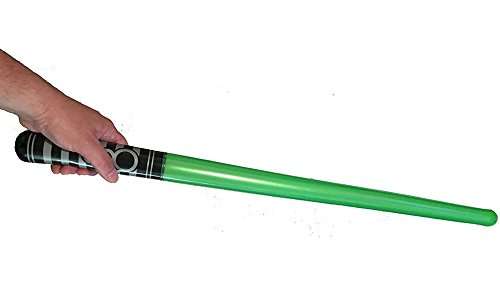 Inflatable Play Light Saber - Great for Star Wars Parties, LARP, Halloween, and More 3 Blue 3 Green 3 Red & Star Wars Photo Props 3