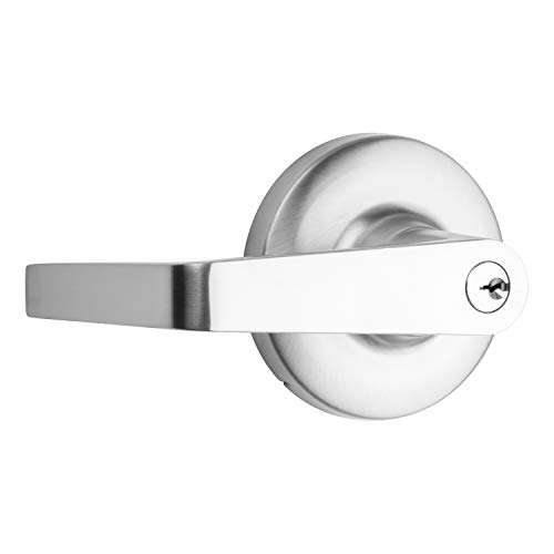 Tell LC2481CTL 26D 234 T SCC HD Satin Chrome Entry Lever, Grade 2 2
