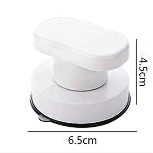 WMMING Suction Cup Door Handle Round Sliding Glass Door Drawer Handle Bathroom Door and Window Convenient Handle Durable, Non-Slip, Beautiful (Size : BHBCASEE) 3