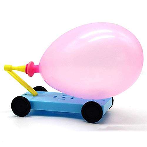 heaven2017 Balloon Car Recoil Force Model Kit, Physics Experiment Educational Kids Balloon Vehicle Toy 3