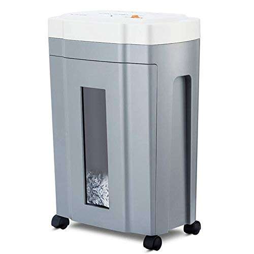 Shredder for Home/Office Paper Shredder,Cross-Cut Paper and Credit Card Shredder, Security Level P-4,10 Pieces Can Be Crushed at A Time, Lasting 10 Minutes, 15L Capacity 3
