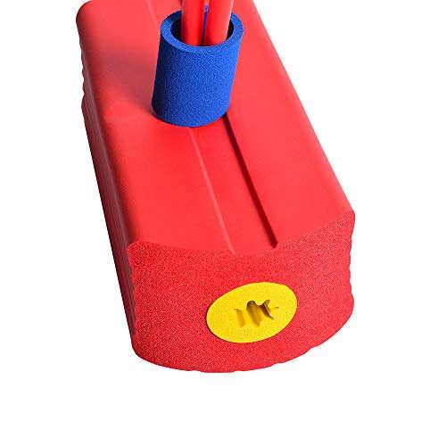 TORPSPORTS Foam Pogo Jumper,Fun and Safe Pogo Stick for Kids and Adults with Squeaky Sound Capacity for 250LBs (Red) 5