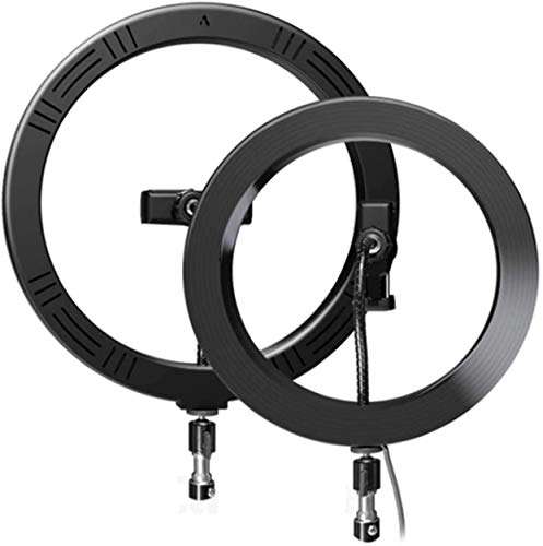 Hayfive Flashes Makeup Tripod Light, for Mobile Phone Phone Holder Stand Beauty 10 Inch 26cm Ring Flash Video Live Led Ring Light Lamp Photograph 8inch50cm Ringlight Flashes (Color : 6inch50cm) 4