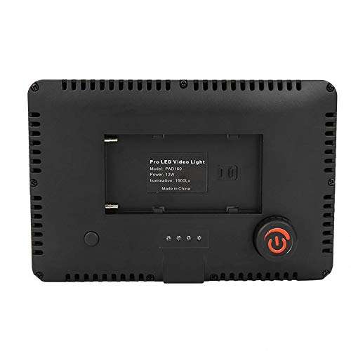 X&LFC Lightweight LED Video Light, 160 LED Mini Studio Video Photography LED Light, with A Cold Shoe Adapter, for DSLR Camera, DV Camcorder 4