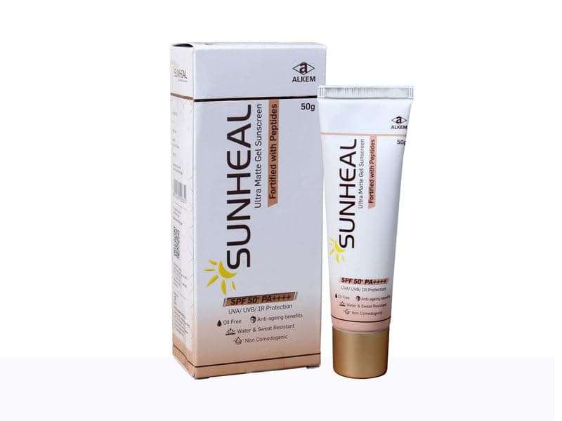 Sunheal Ultra Matte Gel Sunscreen SPF 50+ PA++++ 50gms 3
