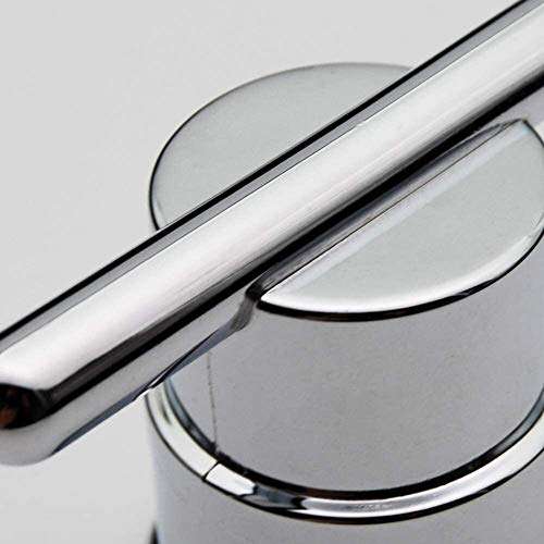 Fulinmen 2pc Door Handles Electroplated Plastic Single Hole Shower Room Accessories Door Knob Handles, for Interior Furniture Cabin (Color : Silver) 3