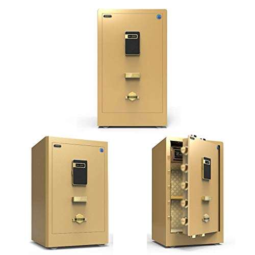 WDDwarmhome Diversion Safes Wall Safes Electronic Home Safe Home Office Safe Fingerprint Password Bedside Table Small Practical Anti-Theft Safe Cabinet Safes (Color : Black, Size : 41 36 60cm) 5