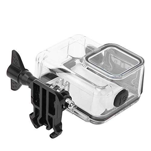 Mugast Camera Waterproof Case, Anti-Scratch Soft Button Camera Protective Cover 60M Underwater Drop Resistance Housing for Gopro hero8 Sports Camera 5