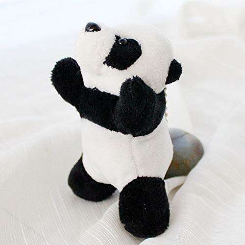 Oyov2L Keychain Pendant Cute Plush Toy Little Panda Hanging Keychain Key Holder Pendant Bag Ornament Plush Toys Christmas Decor Black White One Size 6
