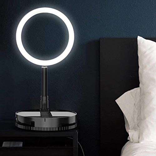 Facibom Telescopic Desktop Ring LED Fill Light Bracket Stand Holder for Live Streaming 667C 5