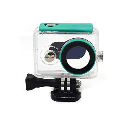 Diving 40m Underwater Waterproof Housing Protective Case Cover for Xiaomi Yi 1 Xiaoyi 1 Action Sports Camera Accessories F3063 (Colour : Green) 4