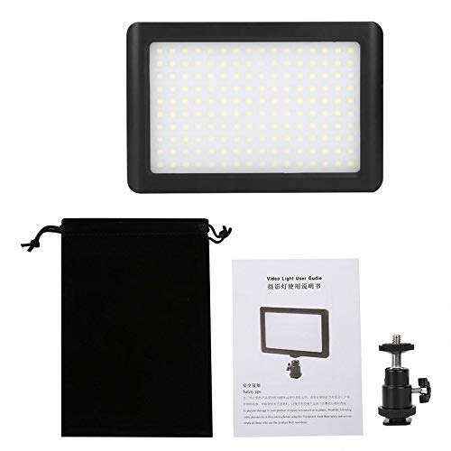 X&LFC Lightweight LED Video Light, 160 LED Mini Studio Video Photography LED Light, with A Cold Shoe Adapter, for DSLR Camera, DV Camcorder 6