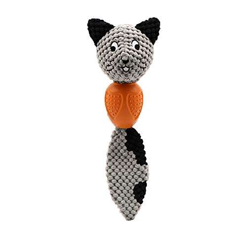 junshi11 Mini Plush Animal Toy Set,Cartoon Shape Plush Doll Molar Teeth Cleaning Dog Toy Interactive Pet Supplies-Stuffed Animal Toys C 2