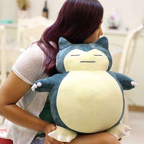 Zzlush Plush Doll Figurine Toy Pet Pillow Animal, Plush Snorlax Plush Toys Lovely Super Soft Stuffed Animal Dolls Gift for Children 30cm 50cm (Size : 30cm) 6