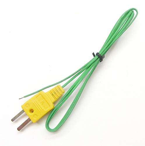 K-Type Thermocouple Temperature Sensor Wire Probe FEP Plastic Insulation TC-1 2