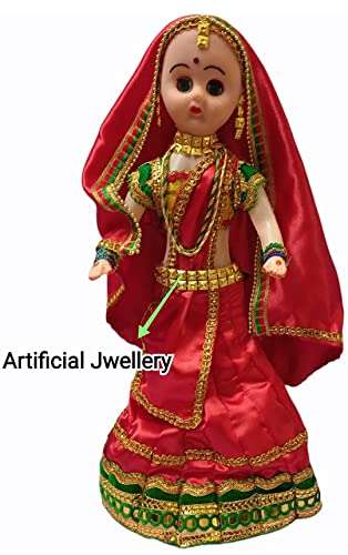 RISHI QUALITY Beautiful Bridal Doll Toy for Kids,Girls, Boys. Also Use As Home Decoration. Best Valentine's Day Gift for Girls, Wife, Wedding 5