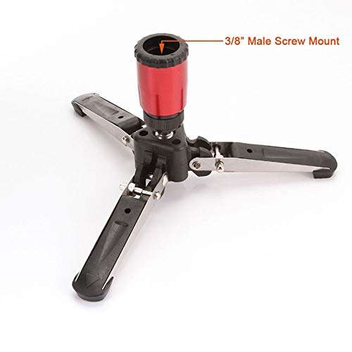 guizhoujiufu Camera Accessories Universal 3 Legs Tripod Monopod Base Stand Unipod Holder Support 3/8 Screw for DSLR Camera 4