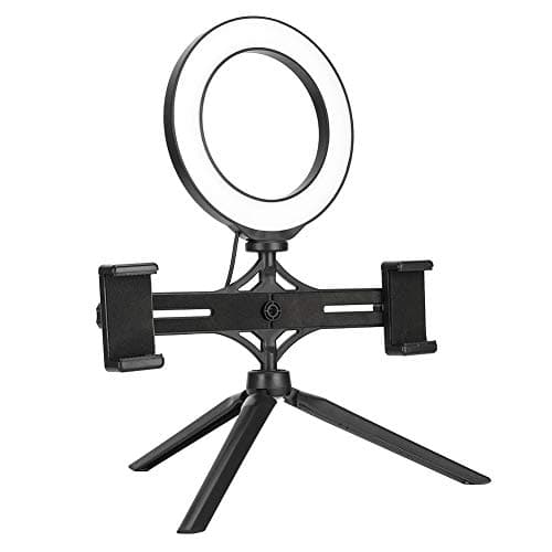 Upgrade LED Ring Light, Selfie Ring Light with Tripod Stand & Phone Holder Live Stream Ring Light, Makeup Ring Lamp for Selfie Live Stream Makeup Beauty Tattoo Hair Manicure Makeup Teaching Recording 2