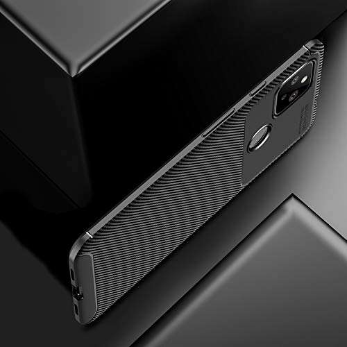 CruzerLite Google Pixel 4a 5G Case, Carbon Fiber Texture Design Cover Anti-Scratch Shock Absorption Case for Google Pixel 4a 5G (2020) (Carbon Black) 5