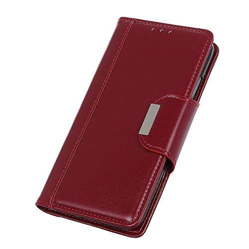 Futanwei Business Wallet Cases for Motorola Moto G Play 2021 Case, Moto G Play 2021 Wallet Case, Premium PU Leather Flip Wallet Case Cover with Card Holder for Motorola Moto G Play 2021, Claret 2