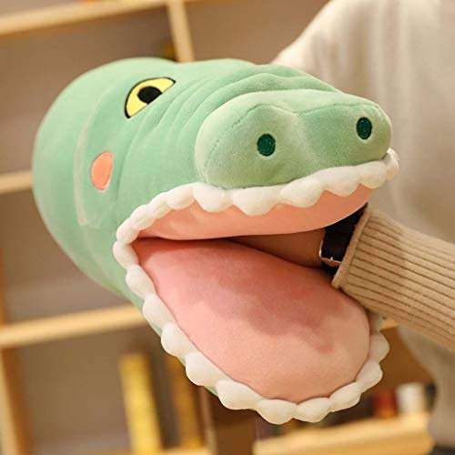 LINWEI 1pc 42cm Creative Kawaii Dinosaur&Pig&Lion Hand Warm Plush Kids Toy Cute Soft Pillow Animal Doll Children Baby Birthday Gifts (Color : B, Size : 42cm) 6