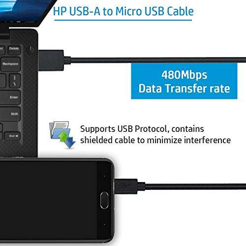 HP USB Type-C Charging Cable for Android Phones (1 Meter, 4VW07PA) 4