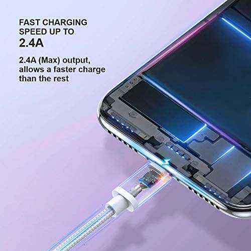 Honeywell Apple Lightning Sync & Charge Cable 1.2Mtr (Non-Braided) - Black 3